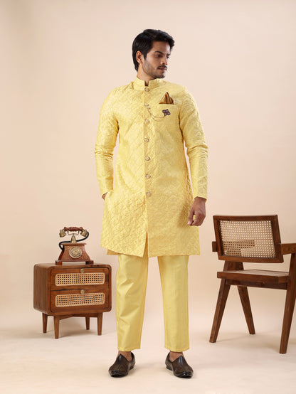Traditional Indo Westren Kurta Set For Men
