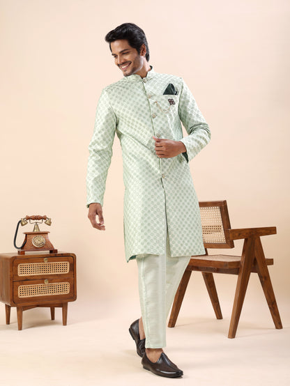 Traditional Indo Westren Kurta Set For Men