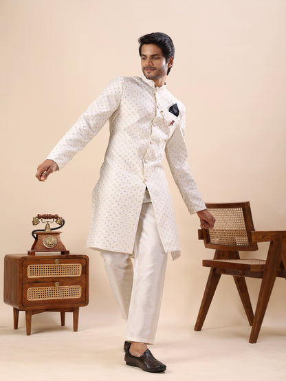 Traditional Indo Westren Kurta Set For Men