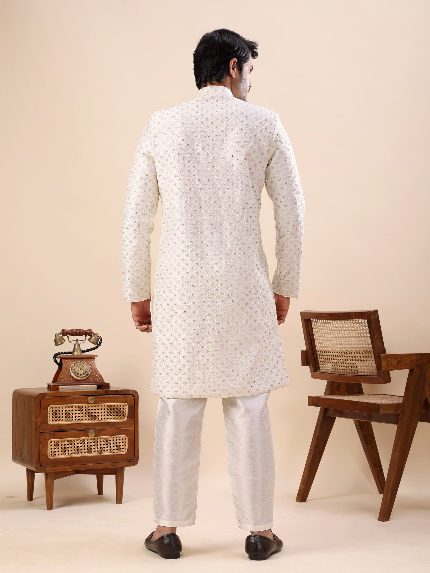 Traditional Indo Westren Kurta Set For Men