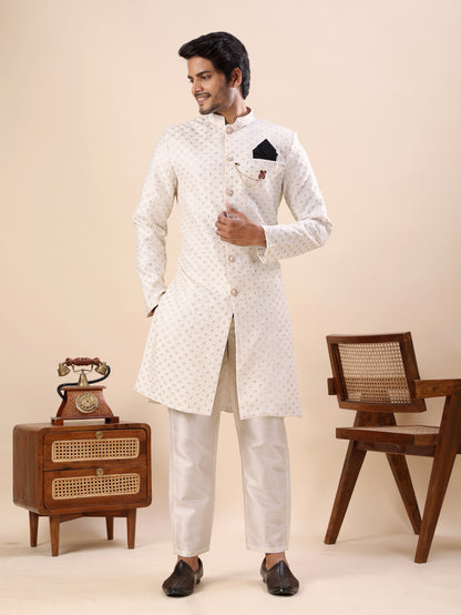 Traditional Indo Westren Kurta Set For Men