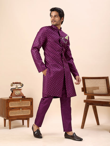 Traditional Indo Westren Kurta Set For Men