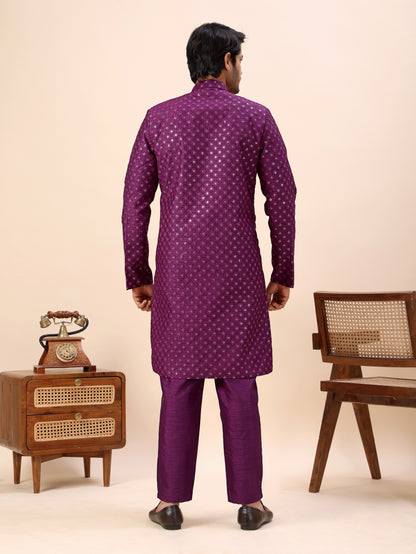Traditional Indo Westren Kurta Set For Men