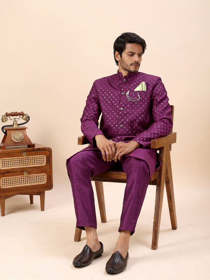 Traditional Indo Westren Kurta Set For Men