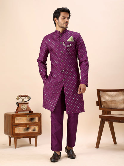 Traditional Indo Westren Kurta Set For Men