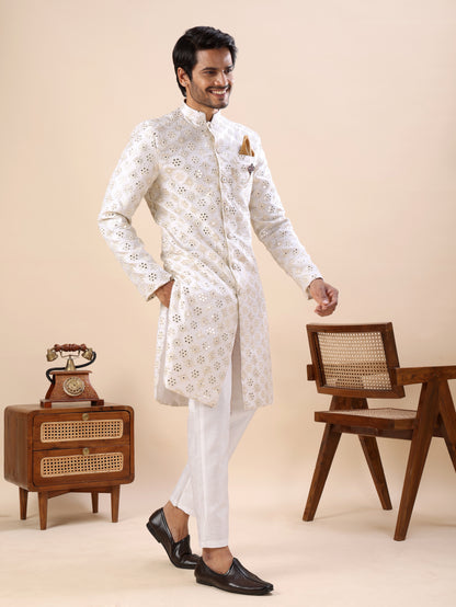 Traditional Indo Westren Kurta Set For Men