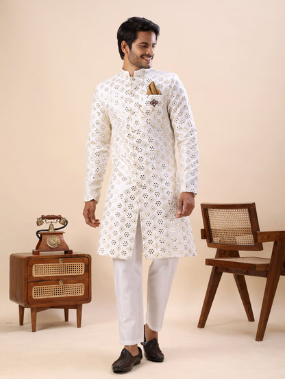 Traditional Indo Westren Kurta Set For Men