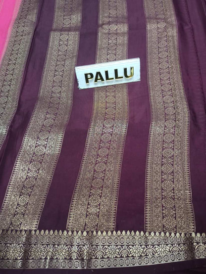 Artificial / Mix Crape Sarees