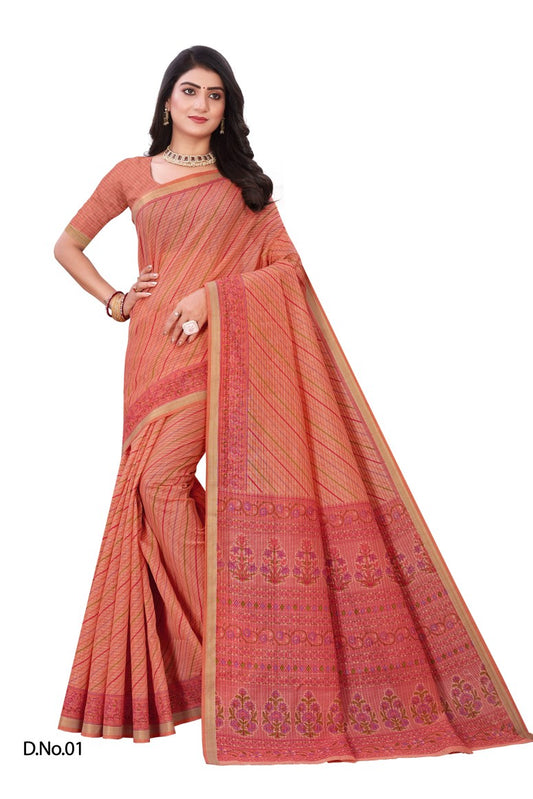 Gadwal Cotton Silk Saree