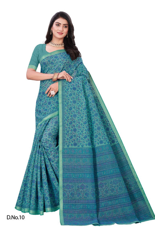 Gadwal Cotton Silk Saree