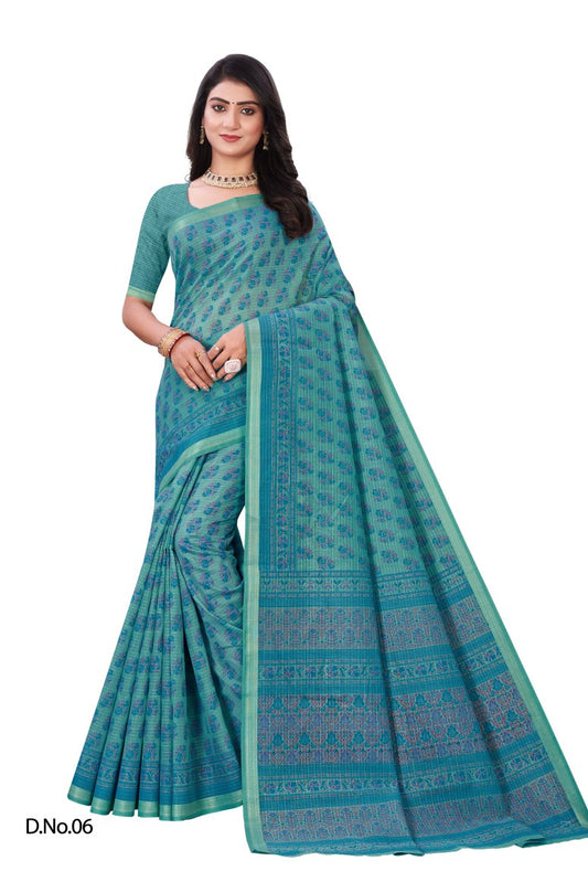 Gadwal Cotton Silk Saree