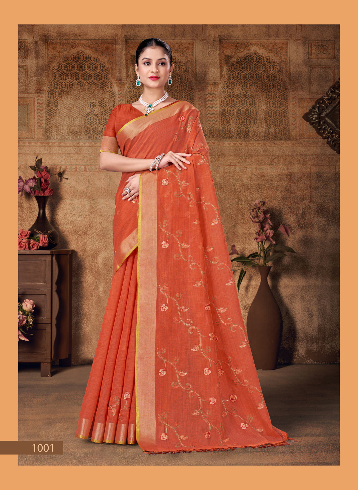 Pure Gadwal Cotton Silk Saree