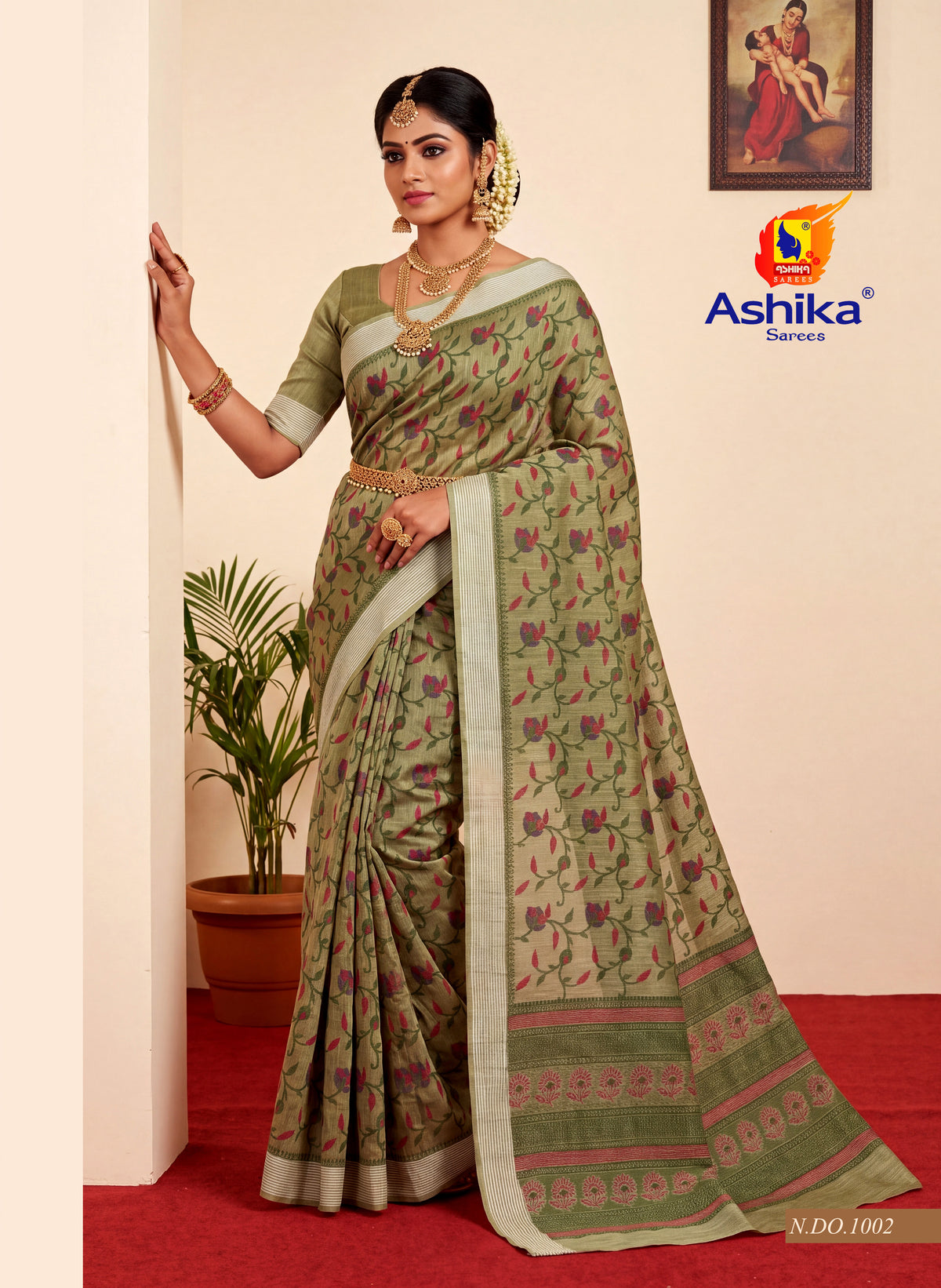 Gadwal Cotton Silk Saree
