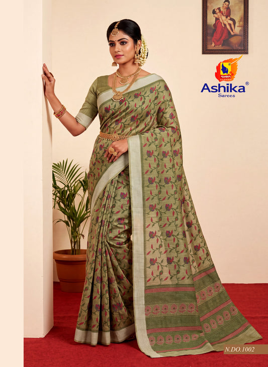 Gadwal Cotton Silk Saree