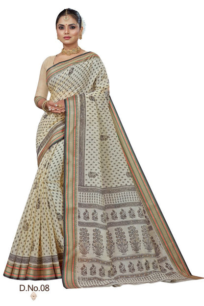 Pure Cotton Silk Saree