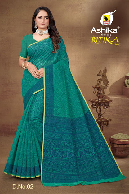 Pure Cotton Silk Saree.