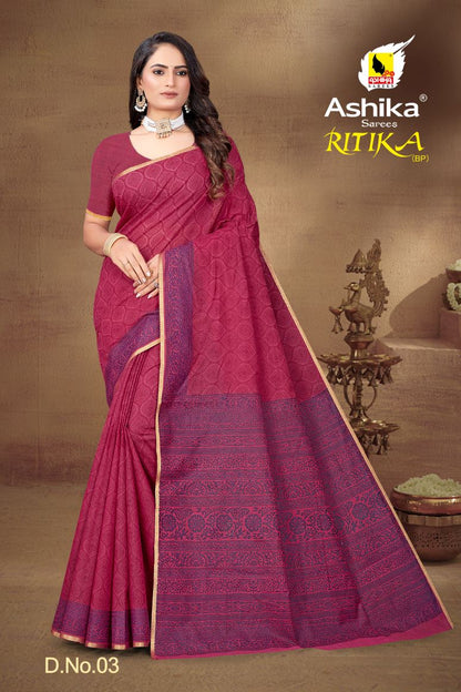 Pure Cotton Silk Saree.