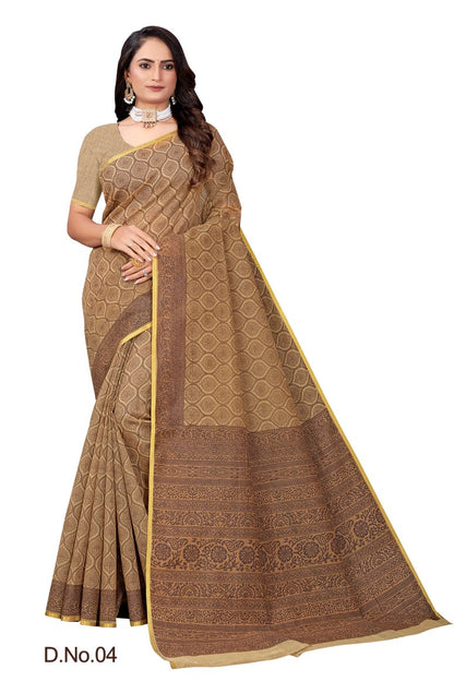 Pure Cotton Silk Saree.