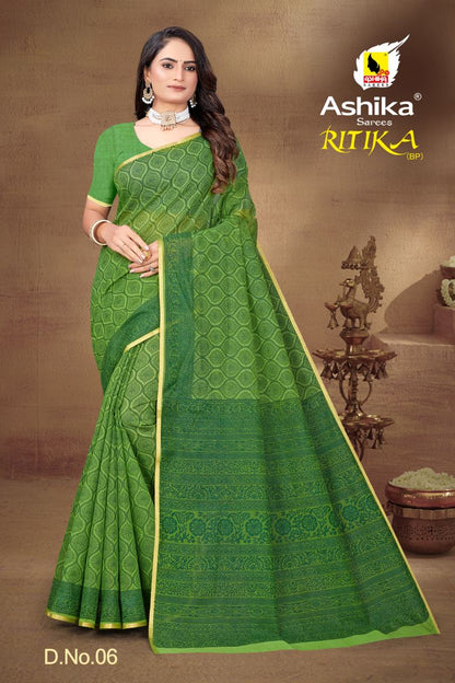 Pure Cotton Silk Saree.