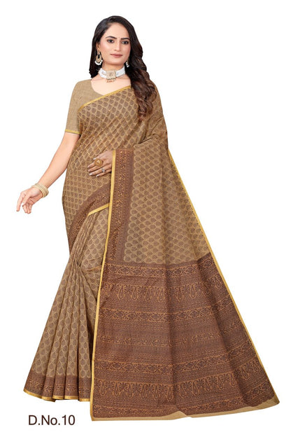 Pure Cotton Silk Saree.