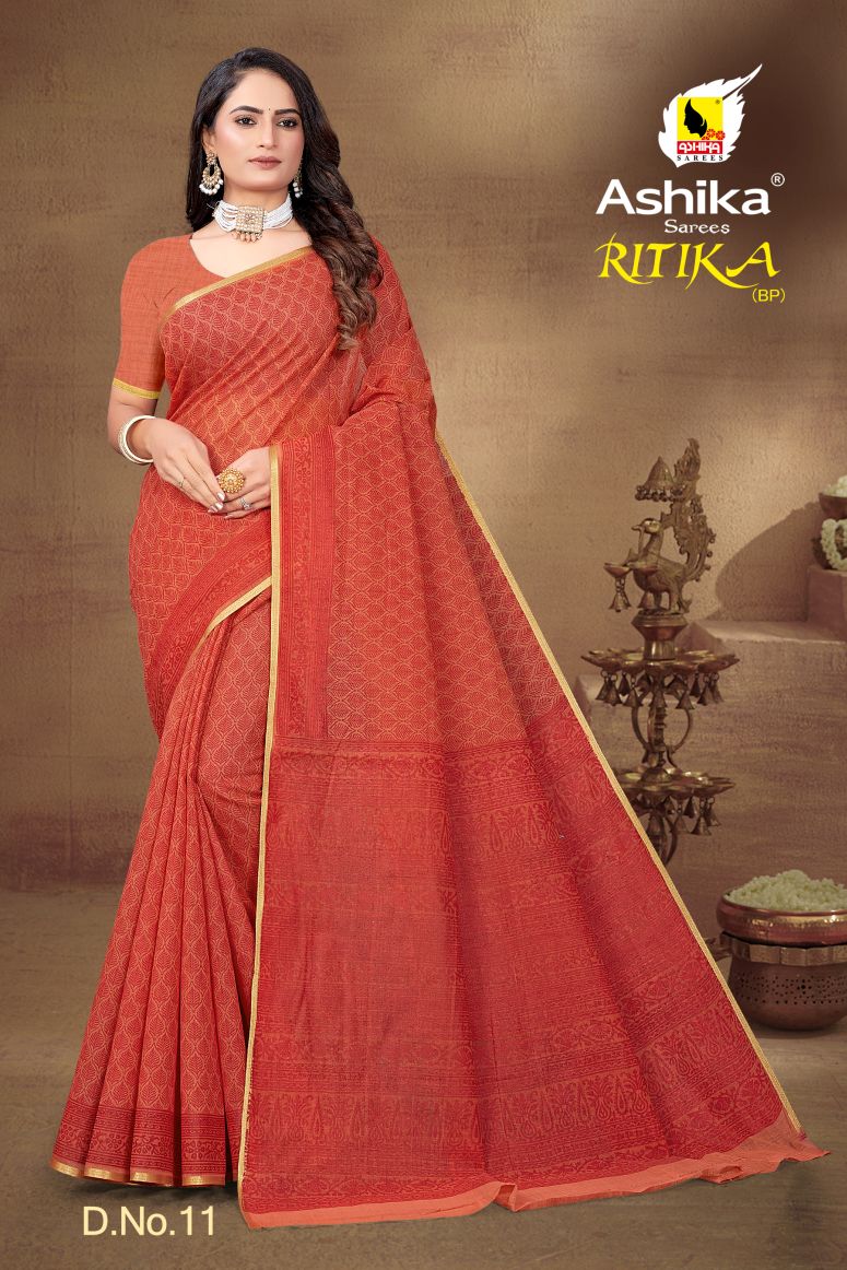 Pure Cotton Silk Saree.