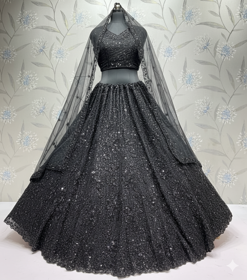 Latest Semi Stitched Lehenga Choli With Dupatta.