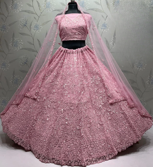 Latest Semi Stitched Lehenga Choli With Dupatta.