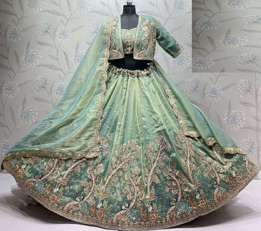 Latest Semi Stitched Lehenga Choli With Dupatta.