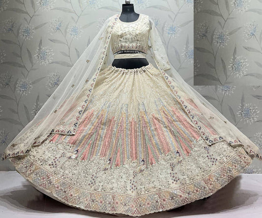 Latest Semi Stitched Lehenga Choli With Dupatta.