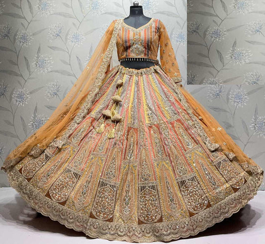 Latest Semi Stitched Lehenga Choli With Dupatta.