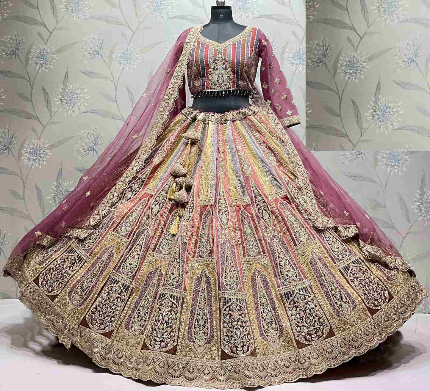Latest Semi Stitched Lehenga Choli With Dupatta.