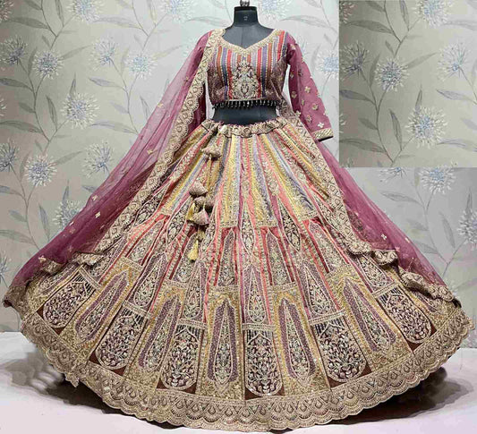 Latest Semi Stitched Lehenga Choli With Dupatta.