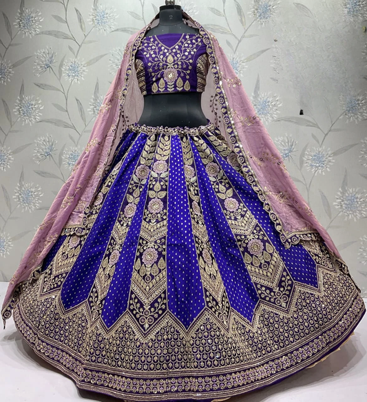 Latest Semi Stitched Lehenga Choli With Dupatta.