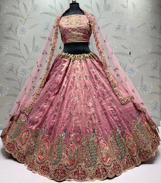 Latest Semi Stitched Lehenga Choli With Dupatta.