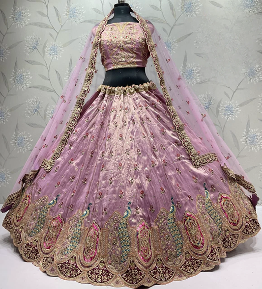 Latest Semi Stitched Lehenga Choli With Dupatta.