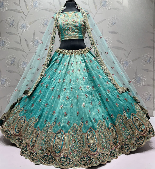 Latest Semi Stitched Lehenga Choli With Dupatta.