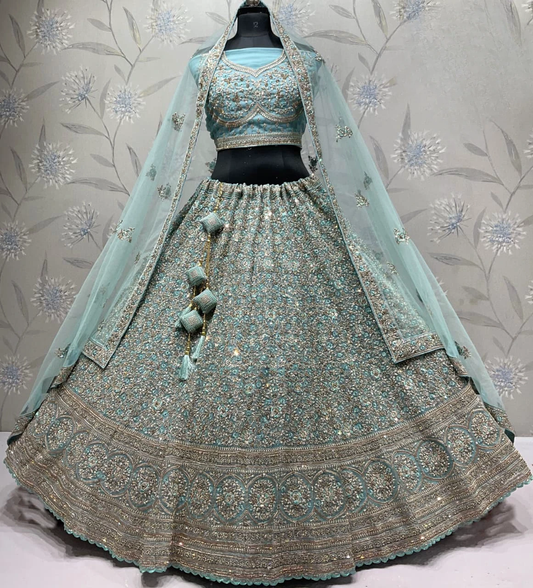 Latest Semi Stitched Lehenga Choli With Dupatta.