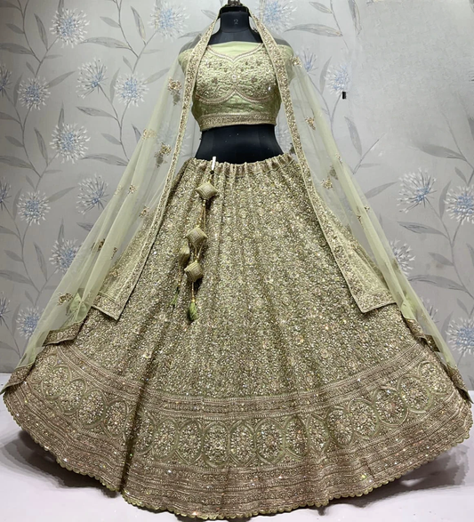 Latest Semi Stitched Lehenga Choli With Dupatta.
