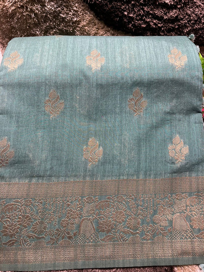Pure Cotton Silk Saree.