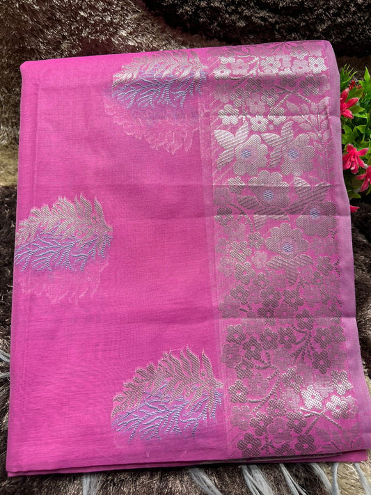 Pure Cotton Silk Saree.