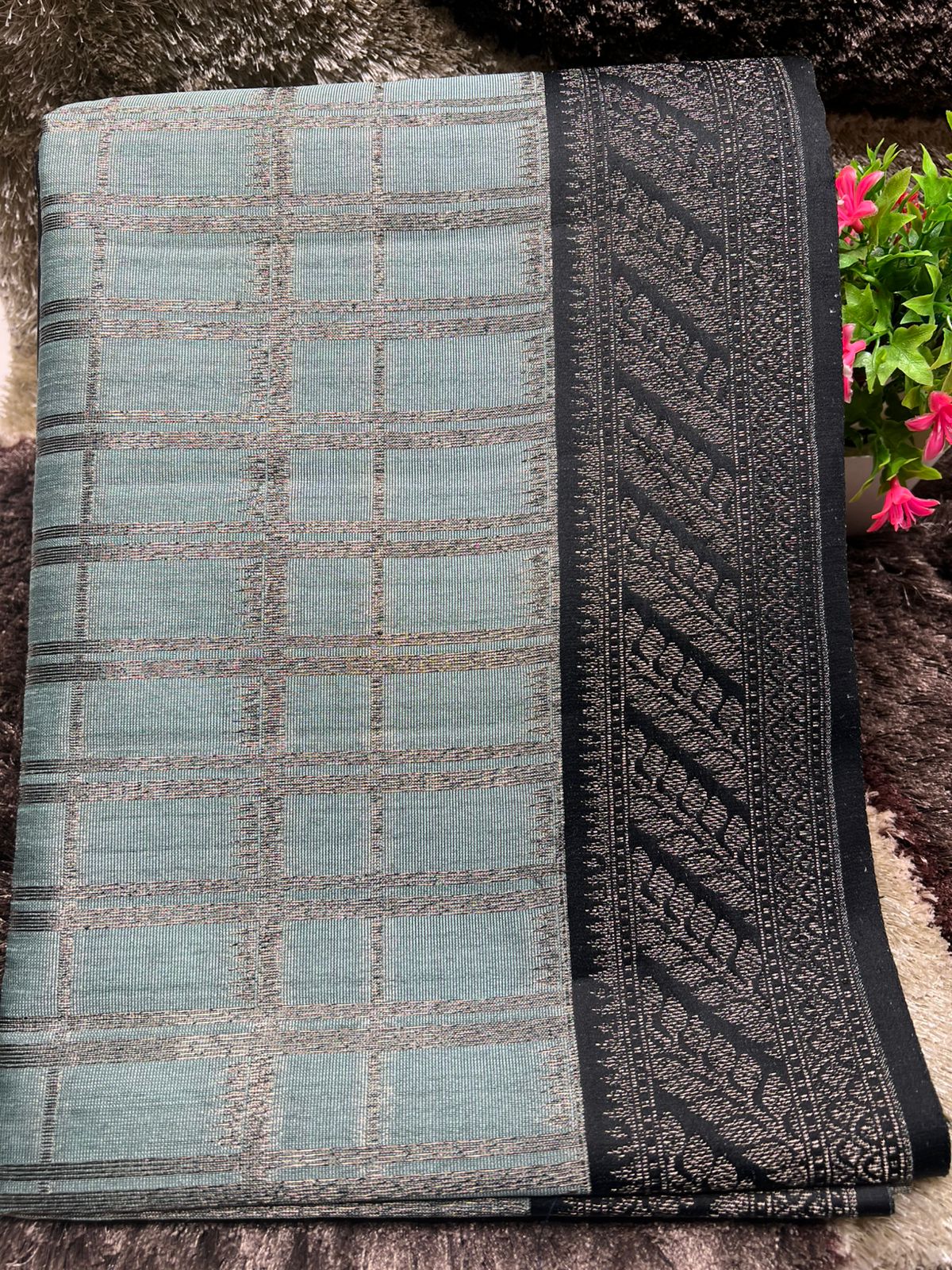 Pure Cotton Silk Saree.