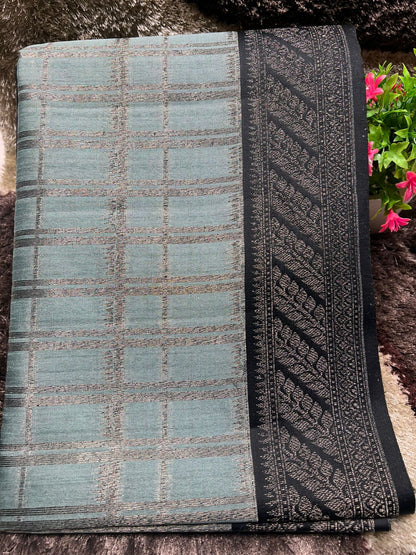 Pure Cotton Silk Saree.