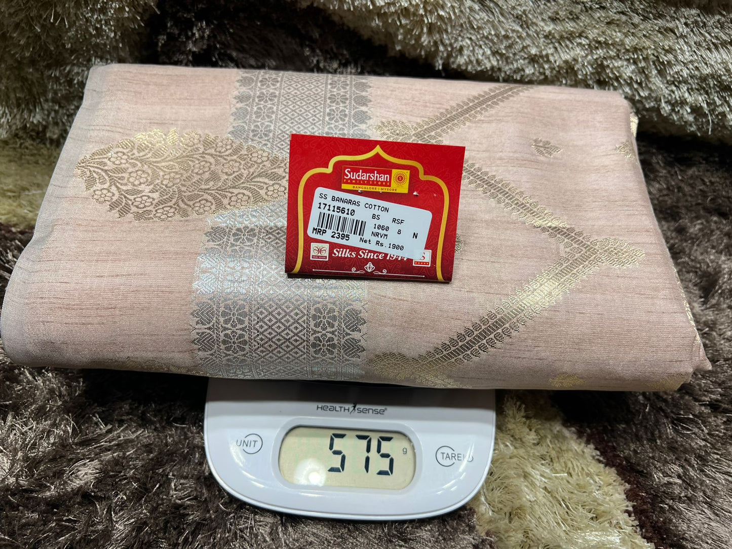 Pure Cotton Silk Saree.