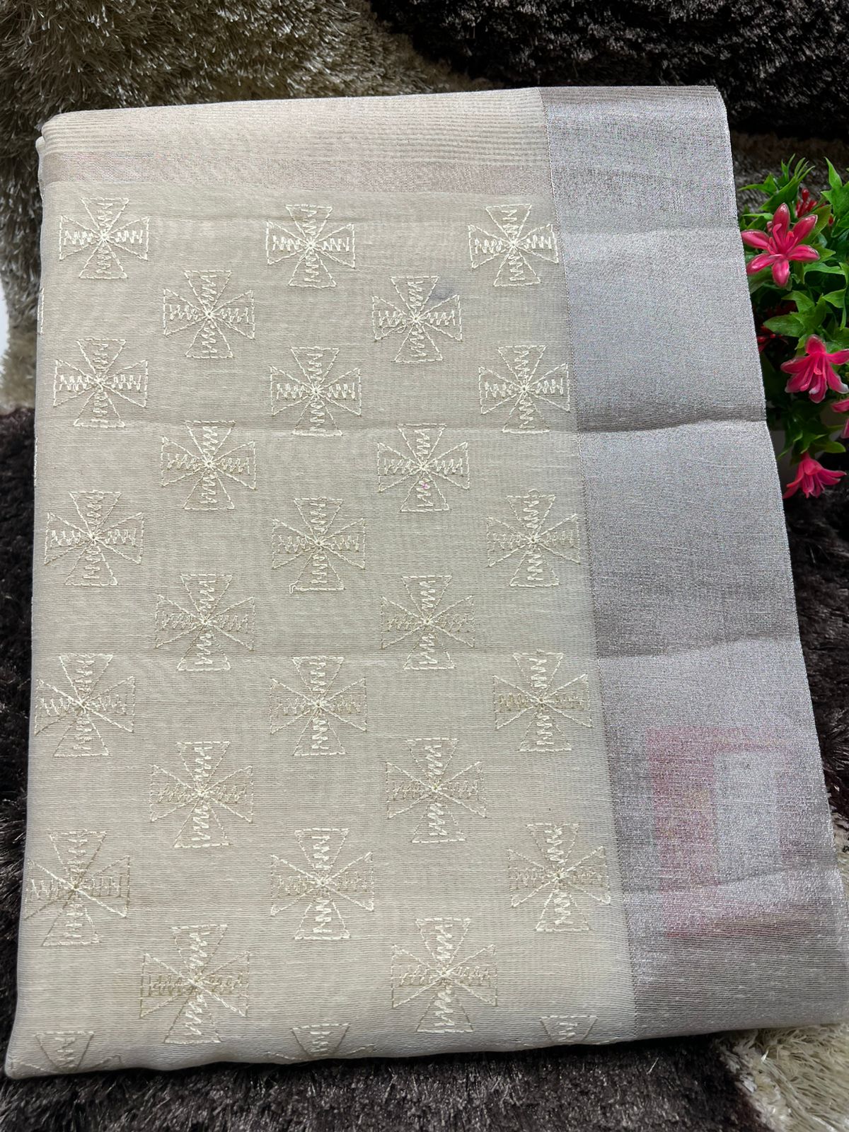 Pure Cotton Silk Saree.