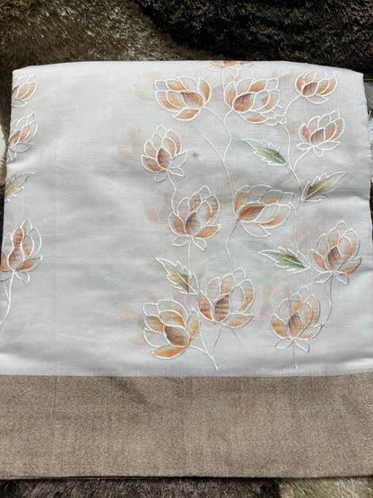Pure Cotton Silk Saree.