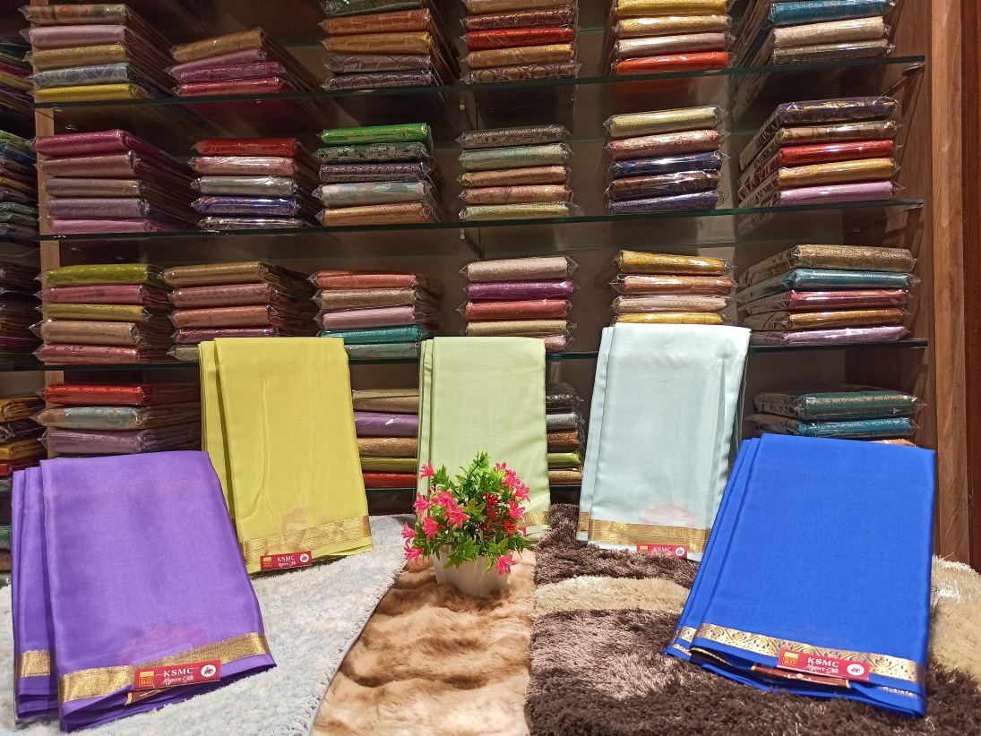 Pure Mysore Silk Saree (60 Grams )