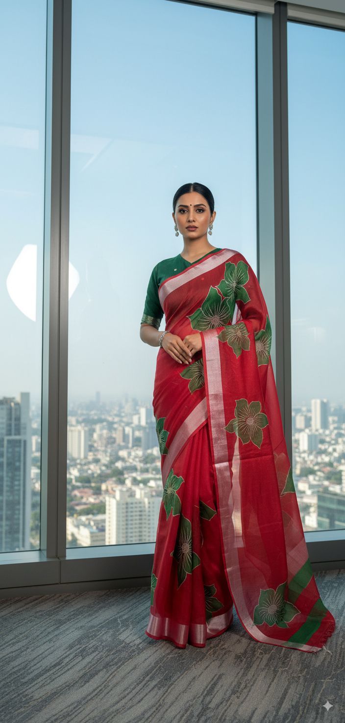 Synthetic Silk Saree.