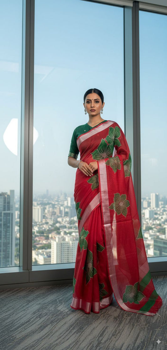 Synthetic Silk Saree.