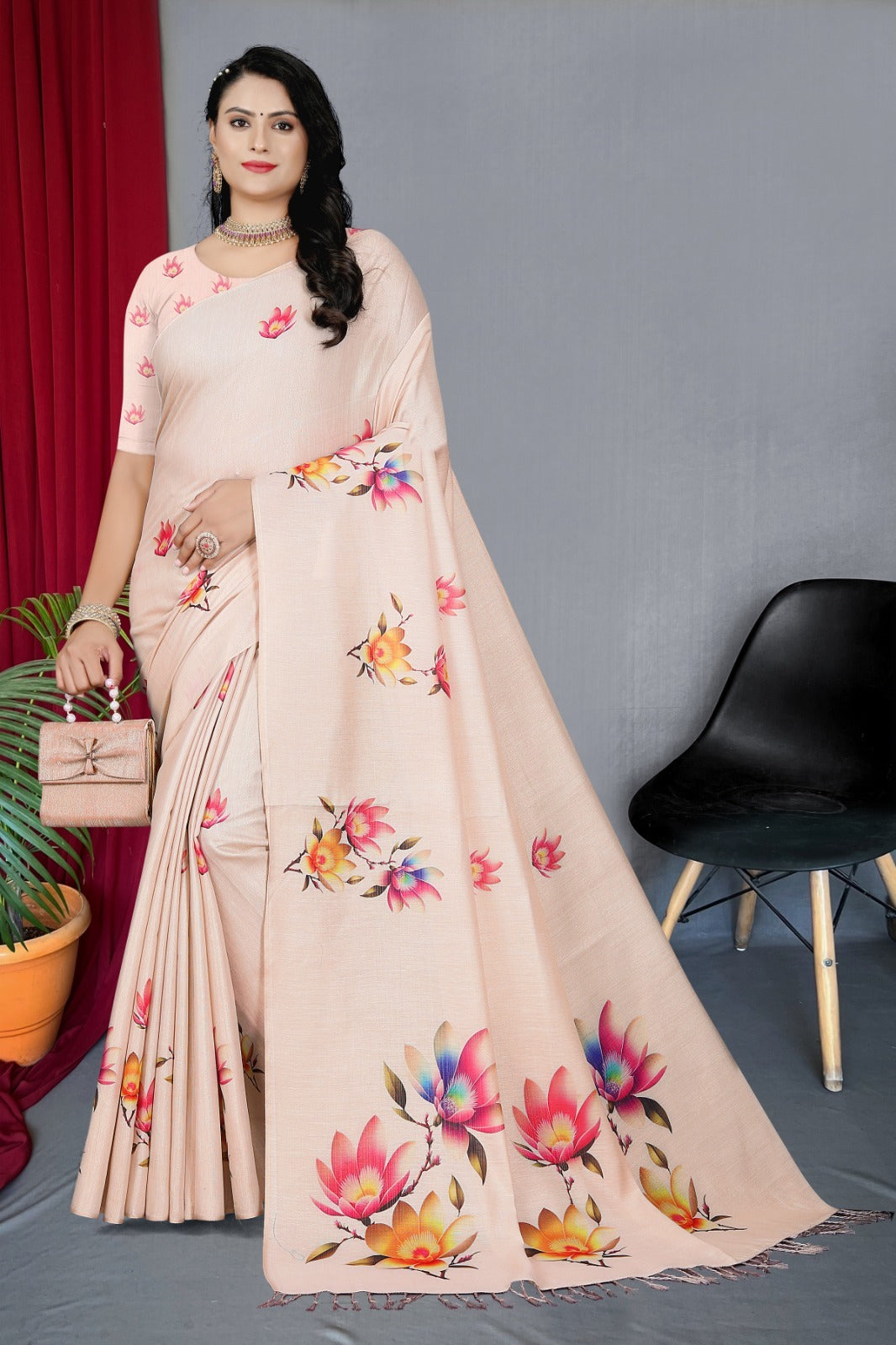 Synthetic Silk Saree.