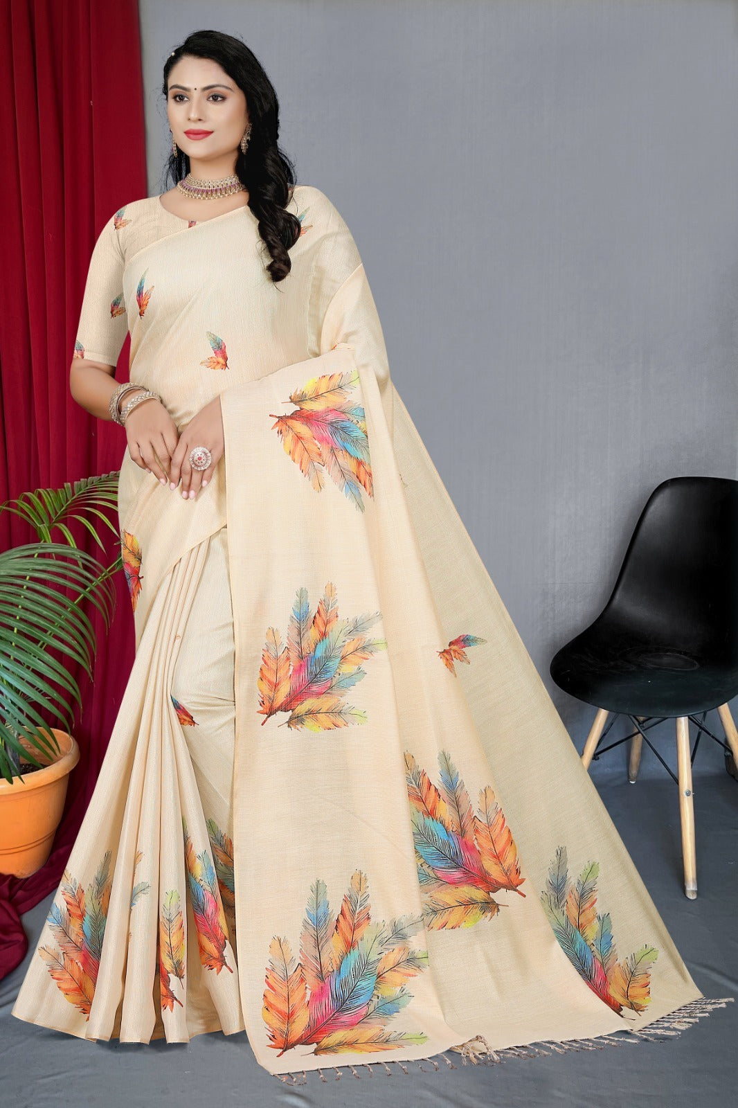 Synthetic Silk Saree.